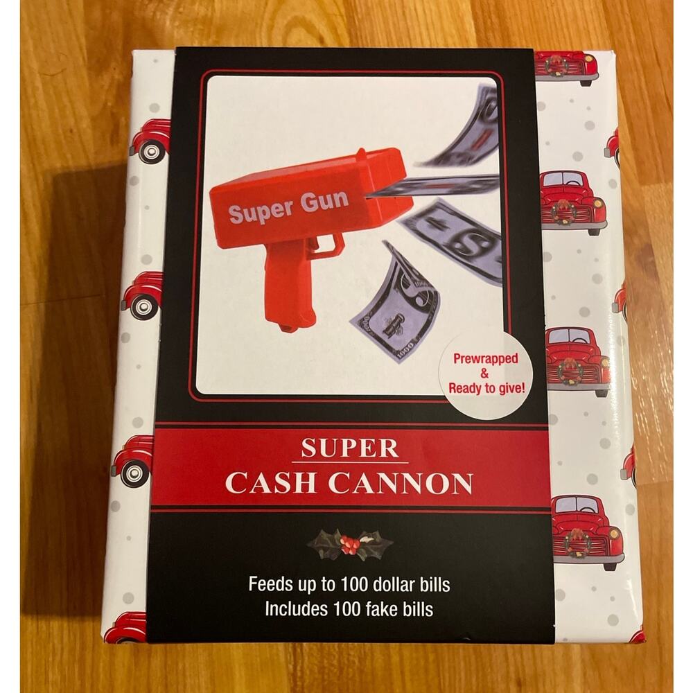 Super Cash Cannon Cash Money Toy Gun